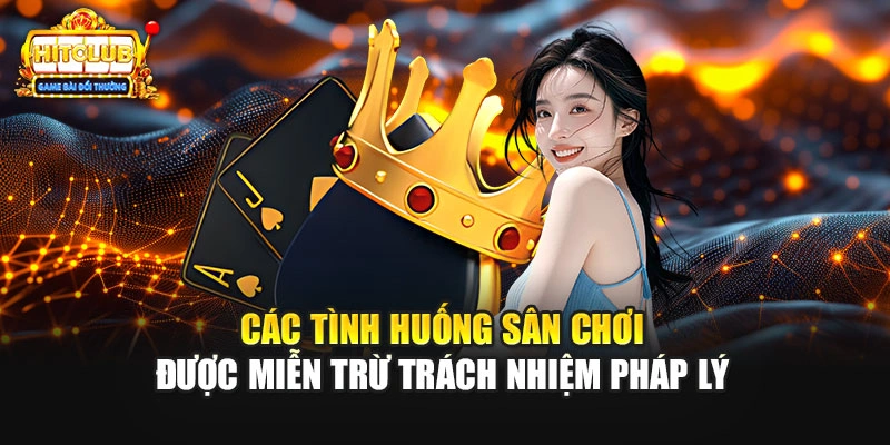 Các tình huống sân chơi được miễn trừ trách nhiệm pháp lý